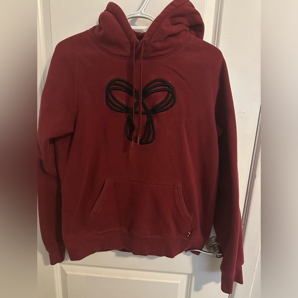 TNA burgundy hoodie size large - Picture 2 of 4